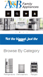 Mobile Screenshot of abfamilyappliances.com